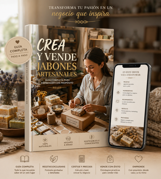 Kit completo para crear Jabones Artesanales